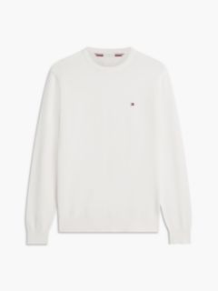Flag Embroidery Crew Neck Jumper — Yellow 6