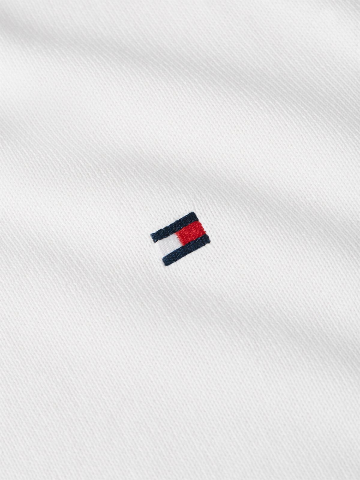 Flag Embroidery Crew Neck Jumper — Yellow