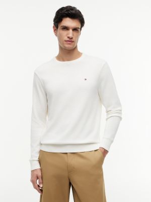 Flag Embroidery Crew Neck Jumper