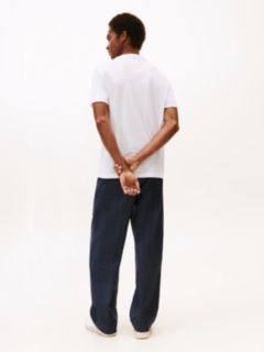 Logo Print Jersey Crew Neck T-Shirt — White 4