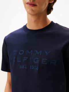 Logo Appliqué Interlock Knit T-Shirt — Blue 2