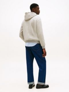 Varsity Crest Relaxed Fleece Hoody — Grey 4