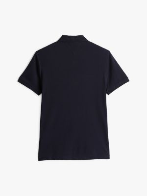 blau adaptive regular fit poloshirt für herren - tommy hilfiger