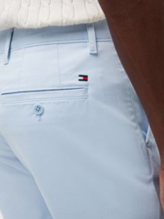 Denton Slim Straight Leg Twill Chinos — Blue 3