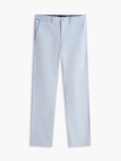 Denton Slim Straight Leg Twill Chinos — Blue 5