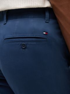 Denton Slim Straight Leg Twill Chinos — Blue 3