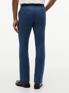 Denton Slim Straight Leg Twill Chinos — Blue 4