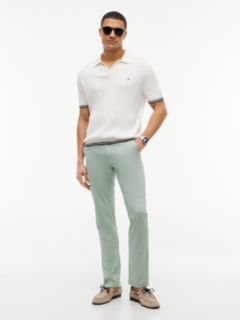 Denton Slim Straight Leg Twill Chinos — Grey 2