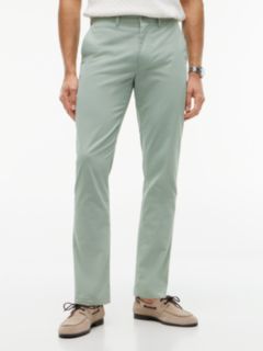 Denton Slim Straight Leg Twill Chinos — Grey 1