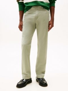 Denton Slim Straight Leg Twill Chinos — Green 2
