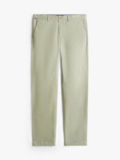 Denton Slim Straight Leg Twill Chinos — Green 5