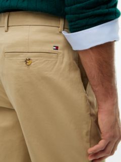 Denton Slim Straight Leg Twill Chinos — Khaki 3