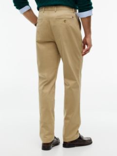 Denton Slim Straight Leg Twill Chinos — Khaki 4