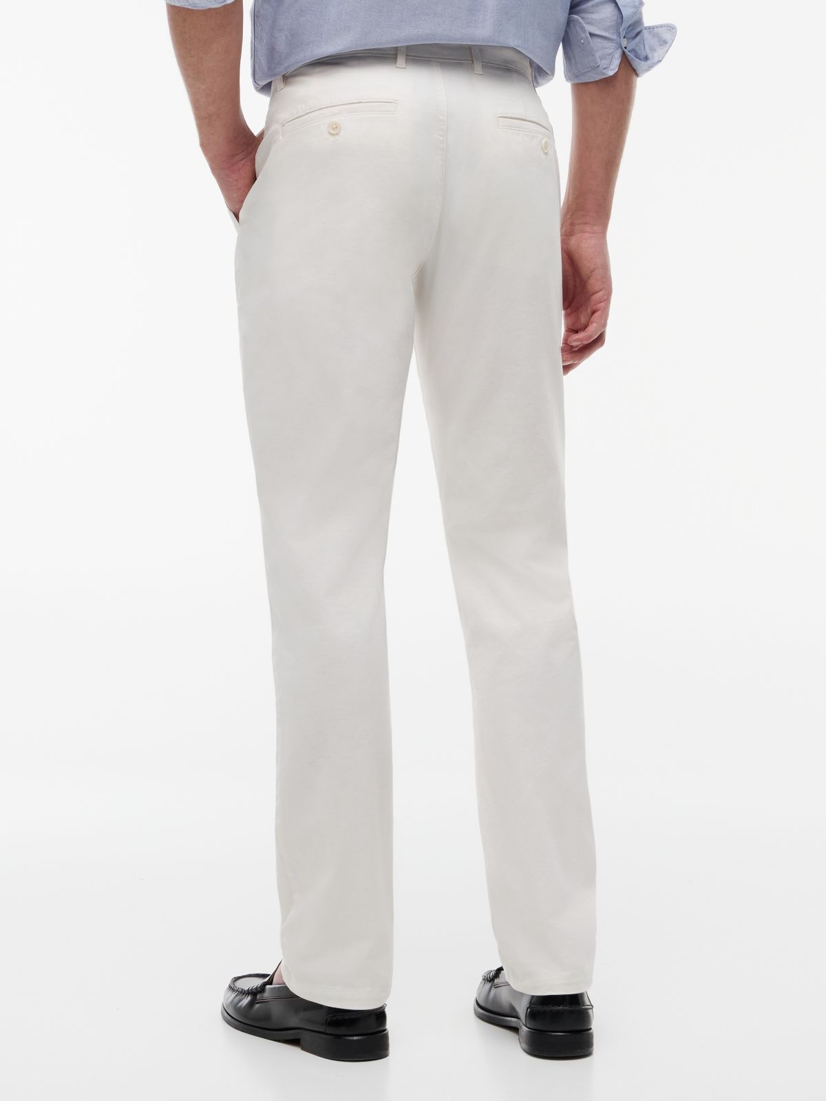 Denton Slim Straight Leg Twill Chinos — Yellow