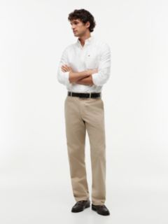 Dover Regular Straight Leg Twill Chinos — Khaki 2