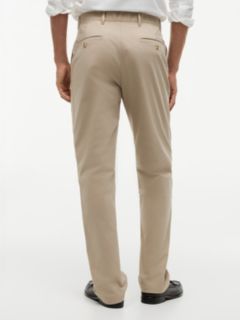 Dover Regular Straight Leg Twill Chinos — Khaki 4