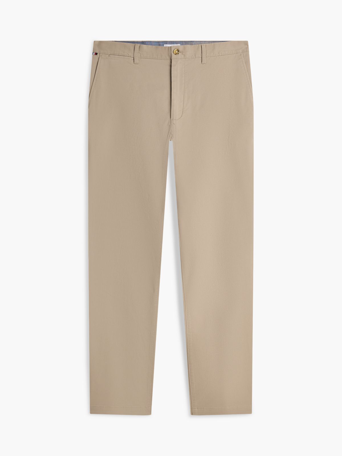 Dover Regular Straight Leg Twill Chinos — Khaki