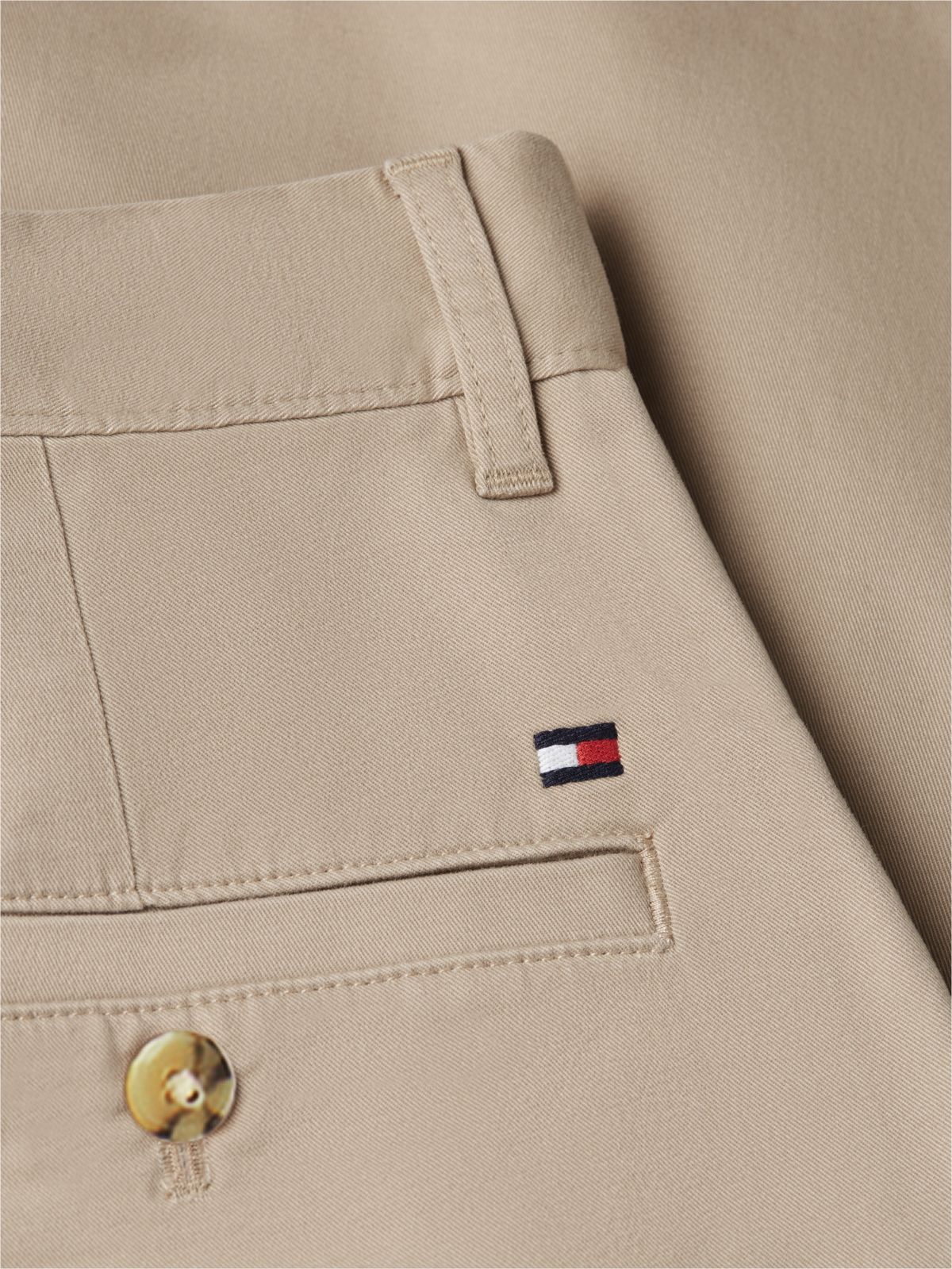 Dover Regular Straight Leg Twill Chinos — Khaki