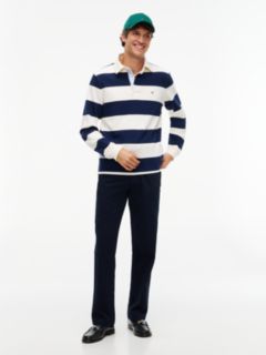 Dover Regular Straight Leg Twill Chinos — Blue 2