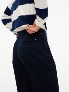 Dover Regular Straight Leg Twill Chinos — Blue 4