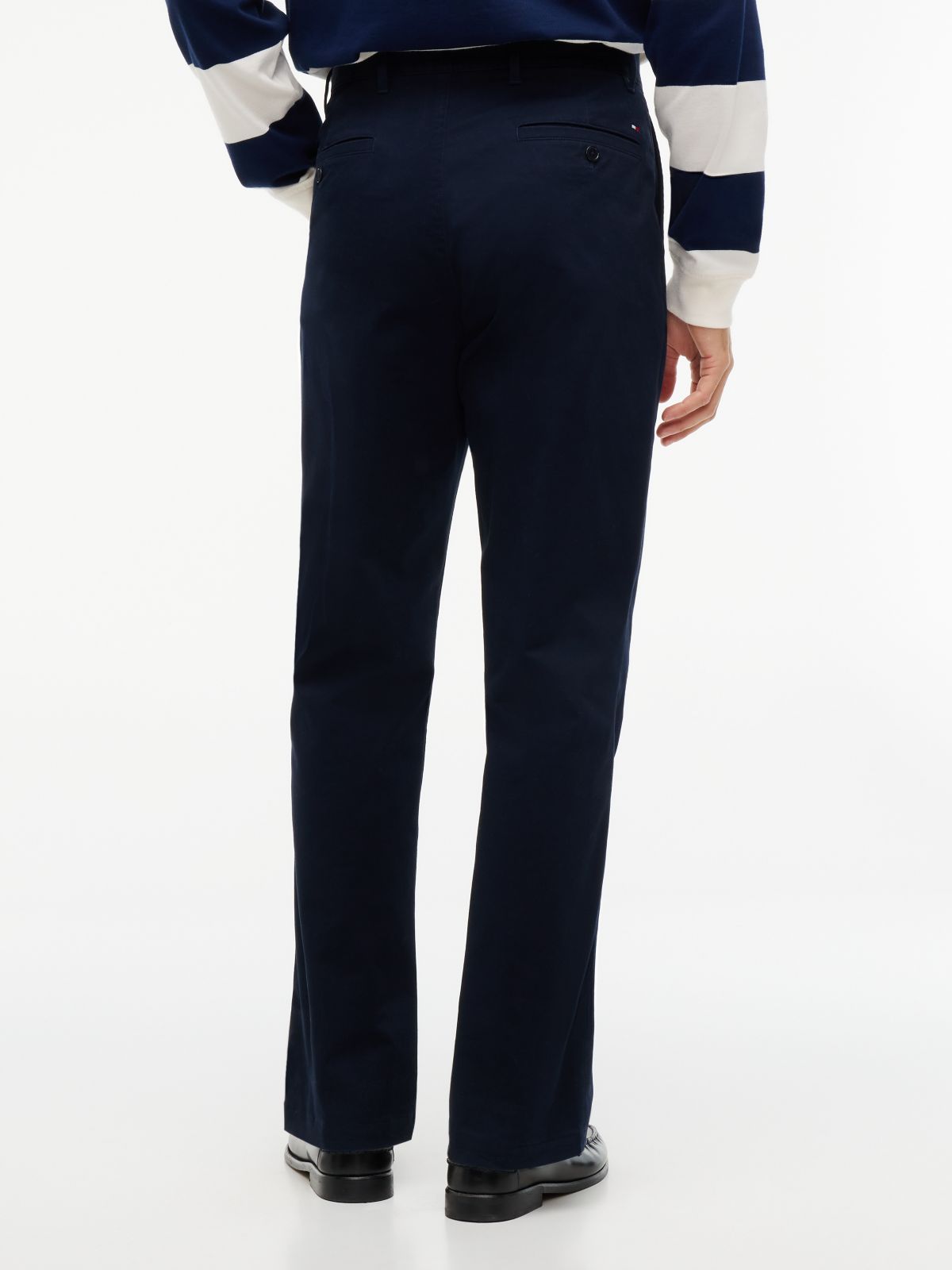 Dover Regular Straight Leg Twill Chinos — Blue