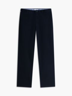 Dover Regular Straight Leg Twill Chinos — Blue 6