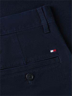 blue dover regular straight leg twill chinos for men tommy hilfiger