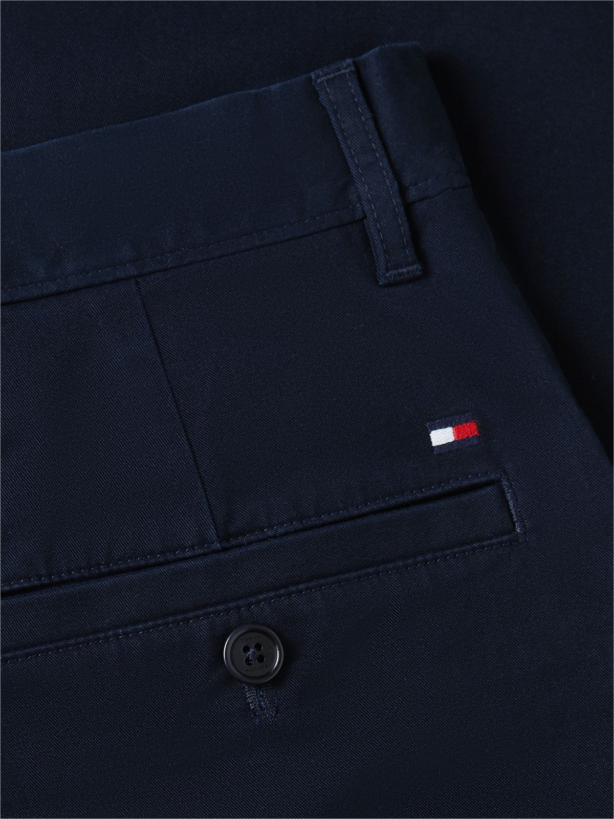 Dover Regular Straight Leg Twill Chinos — Blue