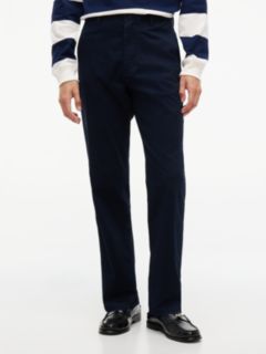 Dover Regular Straight Leg Twill Chinos — Blue 1
