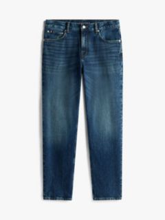 Denton Whiskered Straight Jeans — Blue 5