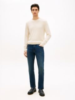 Denton Whiskered Straight Jeans — Blue 1