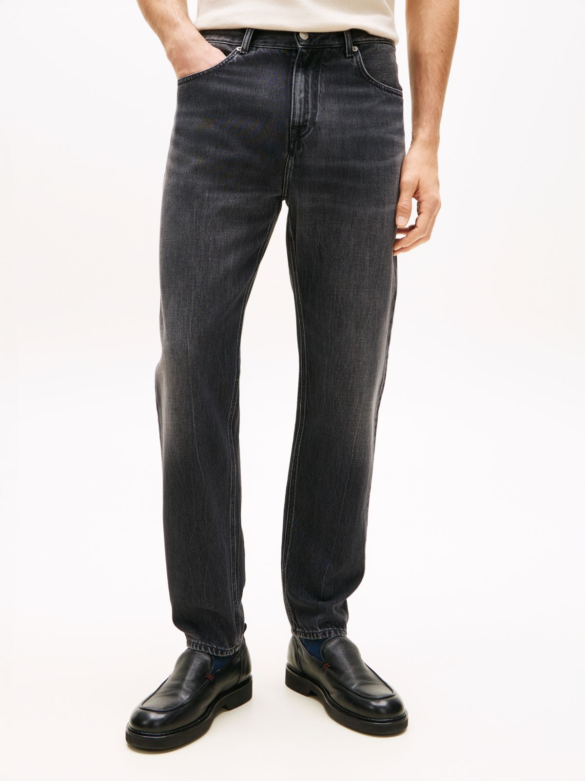 Harlem Regular Tapered Leg Jeans — Grey