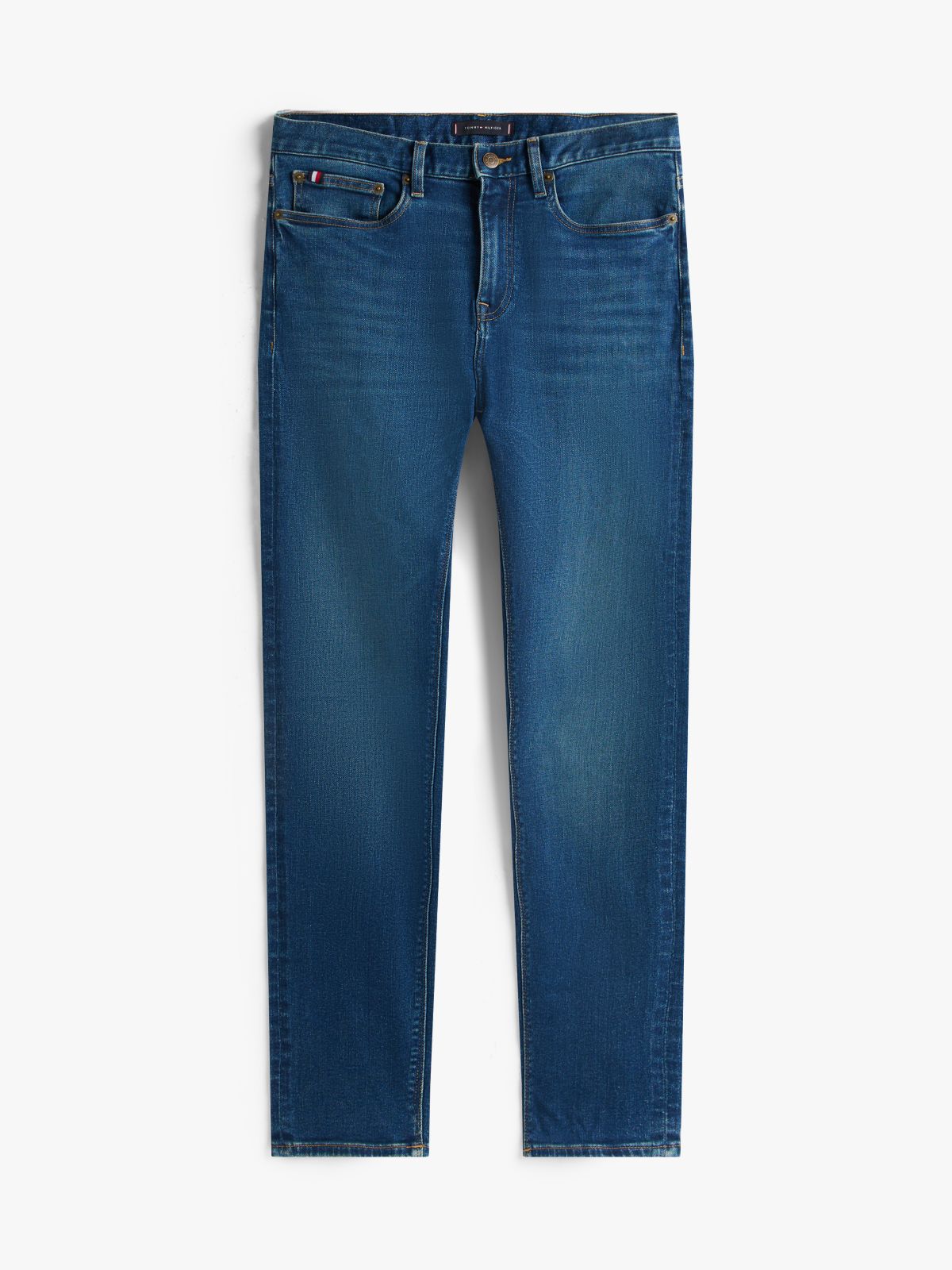 Bleecker Whiskered Slim Jeans — Blue