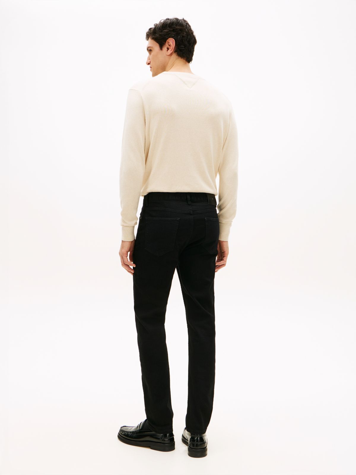 Bleecker Black Slim Jeans — Black