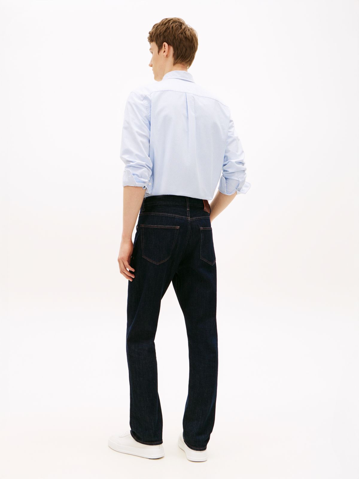 Regular Straight Leg Jeans — Blue