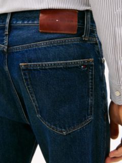 Whiskered Regular Straight Leg Jeans — Blue 3