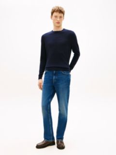 Denton Faded Straight Jeans — Blue 1