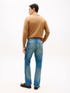 Relaxed Straight Leg Jeans — Blue 4