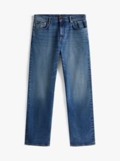 Relaxed Straight Leg Jeans — Blue 5