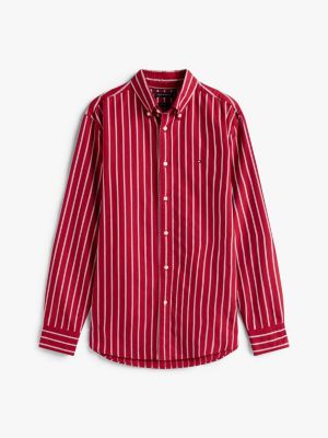 TOM TAILOR Denim Camicia Uomo A Righe Relaxed Fit - Cotone Di Facile Manutenzione