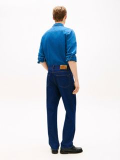 Relaxed Straight Leg Jeans — Blue 4