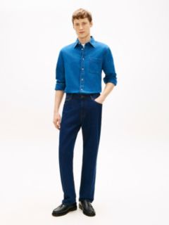 Relaxed Straight Leg Jeans — Blue 1