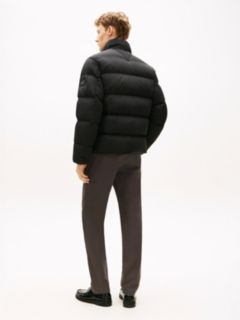 Water Repellent Down Puffer Jacket — Black 5