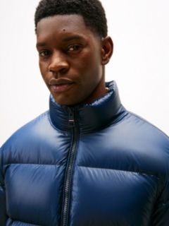 Shiny Water Repellent Down Puffer Jacket — Grey 2
