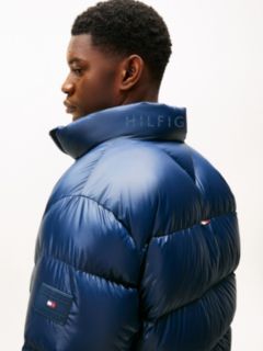 Shiny Water Repellent Down Puffer Jacket — Grey 4