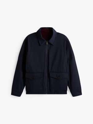 burgundy corduroy reversible ivy jacket for men tommy hilfiger
