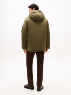 Water Repellent Windproof Down Hooded Parka — Khaki 5