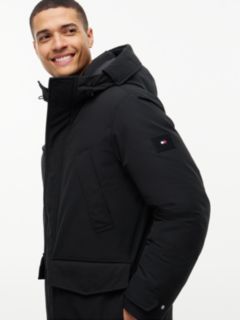 Logo Patch Down Hooded Rockie Parka — Black 2