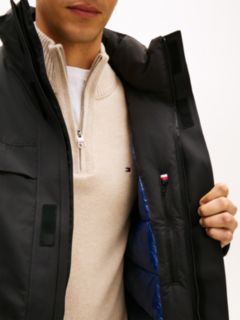 Tech Water Repellent Ripstop Padded Jacket — Black 2