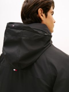Tech Water Repellent Ripstop Padded Jacket — Black 4